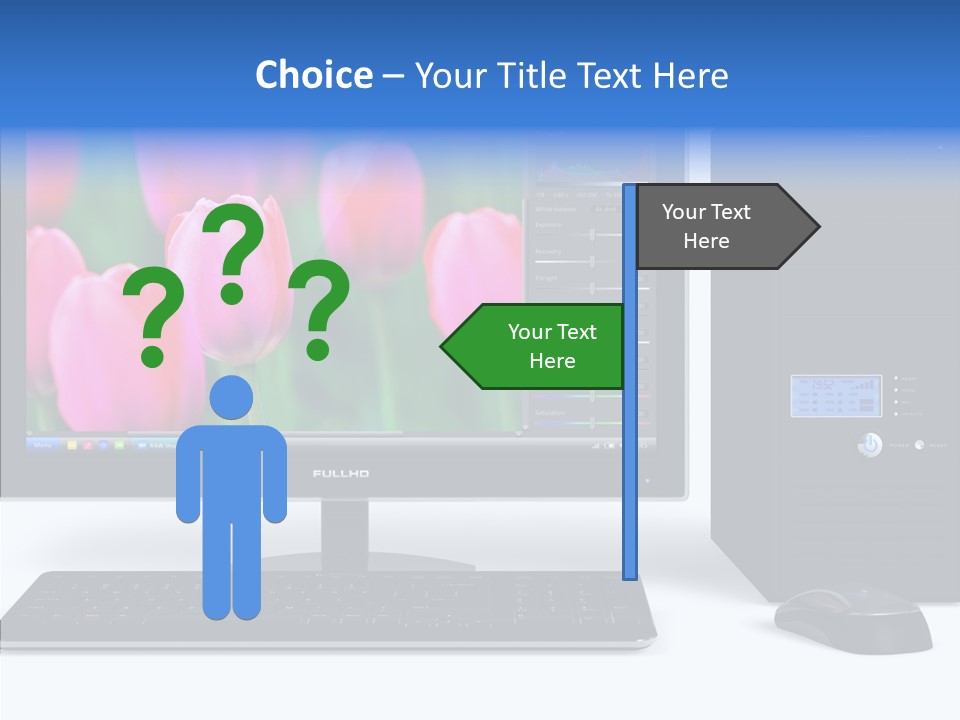 Lcd Widescreen Business PowerPoint Template