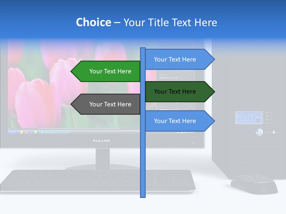 Lcd Widescreen Business PowerPoint Template