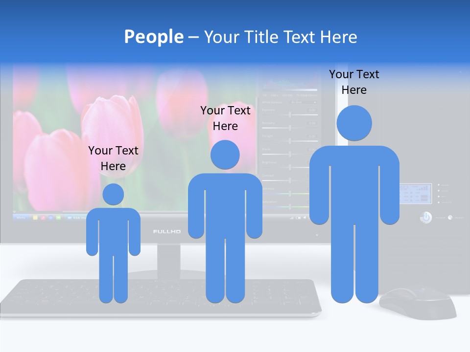 Lcd Widescreen Business PowerPoint Template