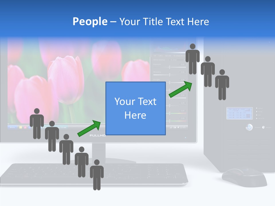 Lcd Widescreen Business PowerPoint Template