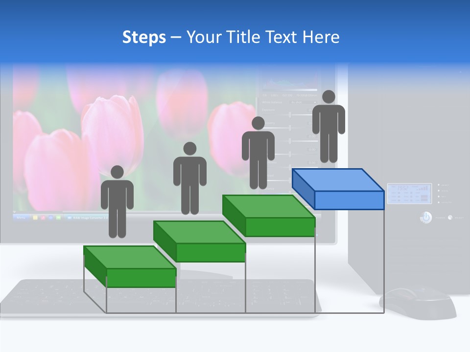 Lcd Widescreen Business PowerPoint Template