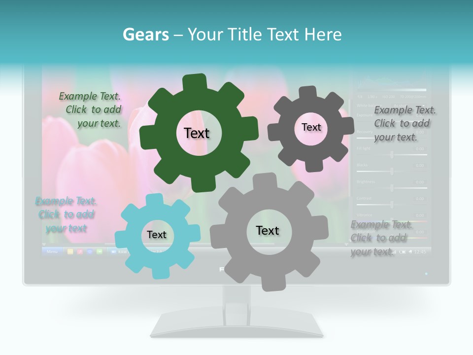 System Internet Connection PowerPoint Template