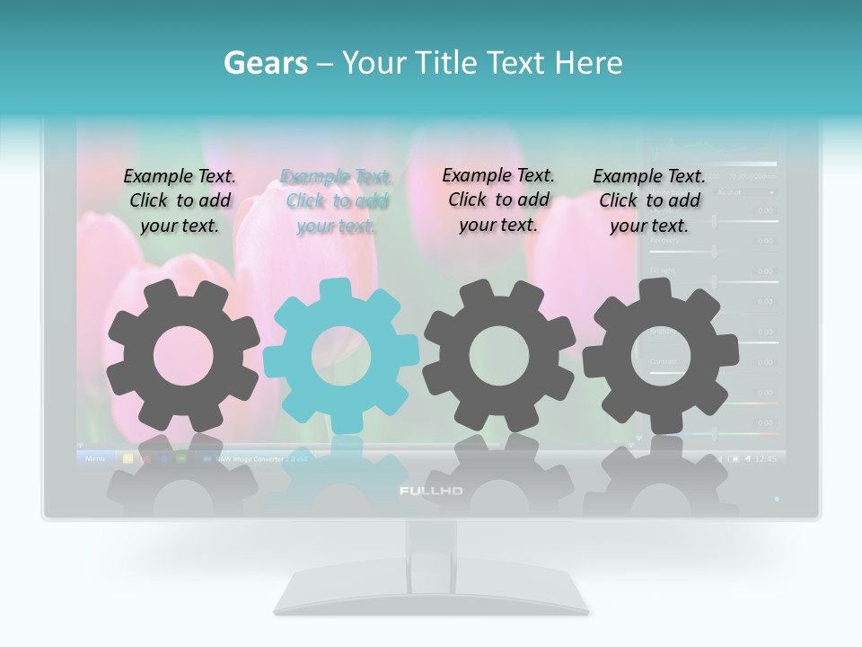 System Internet Connection PowerPoint Template
