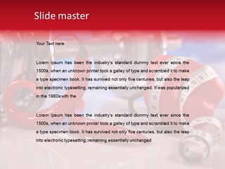 Fitness Eating Fit PowerPoint Template