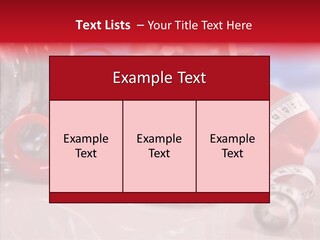 Fitness Eating Fit PowerPoint Template