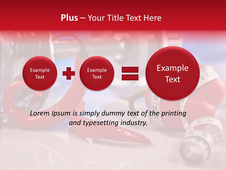 Fitness Eating Fit PowerPoint Template