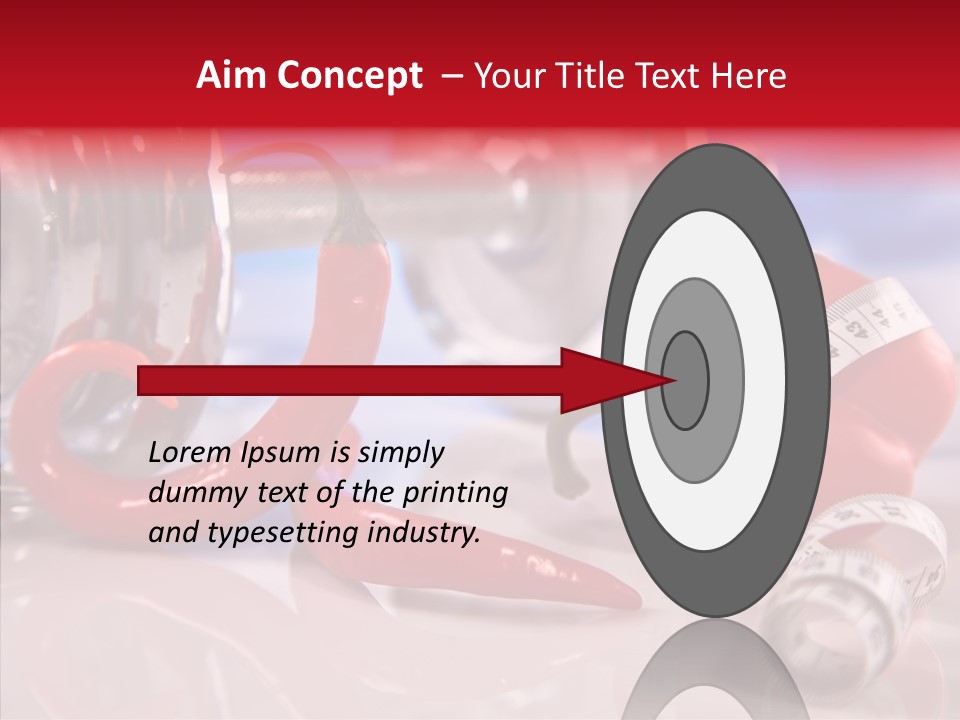 Fitness Eating Fit PowerPoint Template