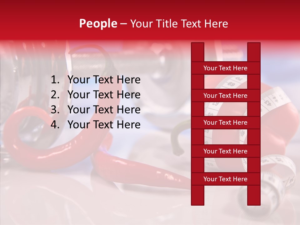 Fitness Eating Fit PowerPoint Template