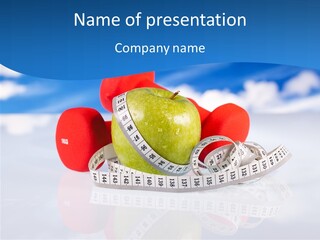 Health Strength Fat PowerPoint Template