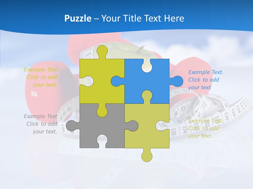 Health Strength Fat PowerPoint Template