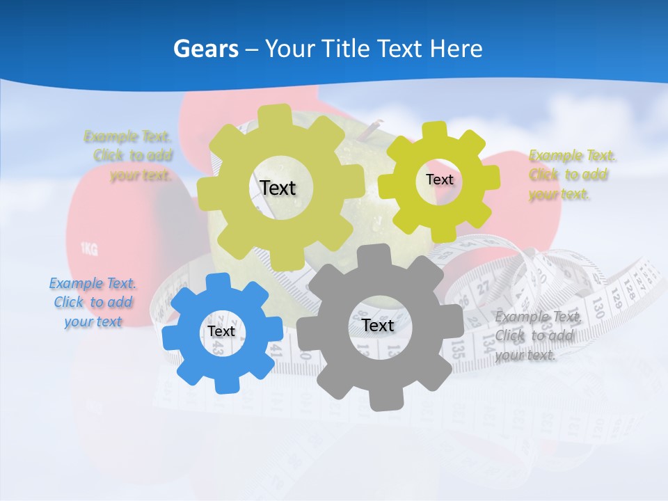 Health Strength Fat PowerPoint Template