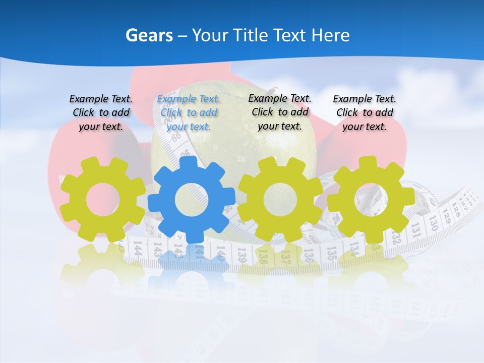 Health Strength Fat PowerPoint Template