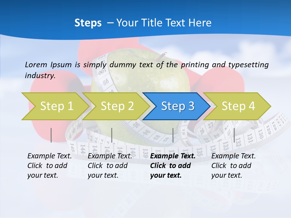 Health Strength Fat PowerPoint Template