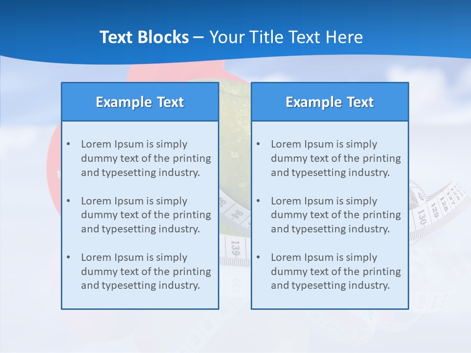 Health Strength Fat PowerPoint Template