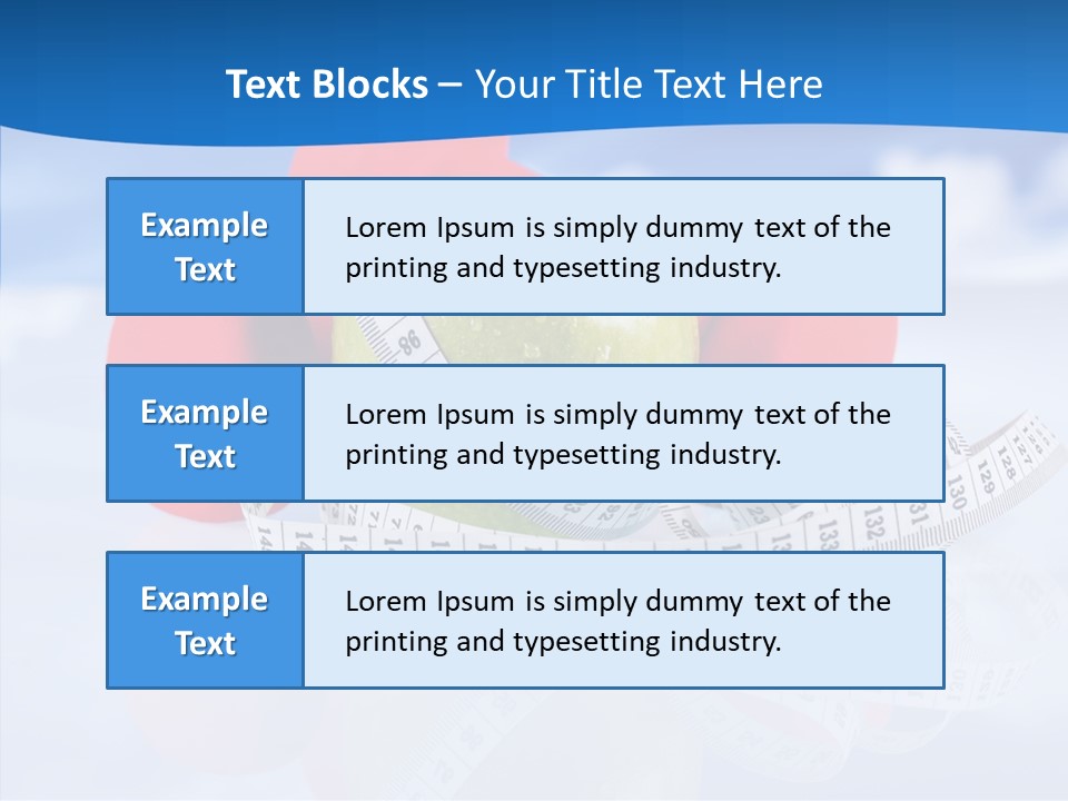 Health Strength Fat PowerPoint Template