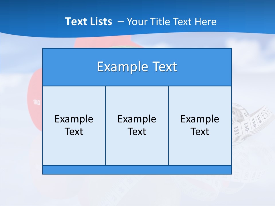 Health Strength Fat PowerPoint Template