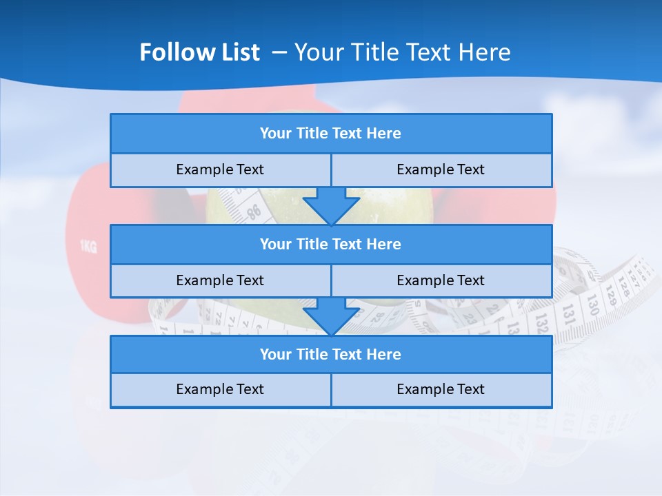 Health Strength Fat PowerPoint Template