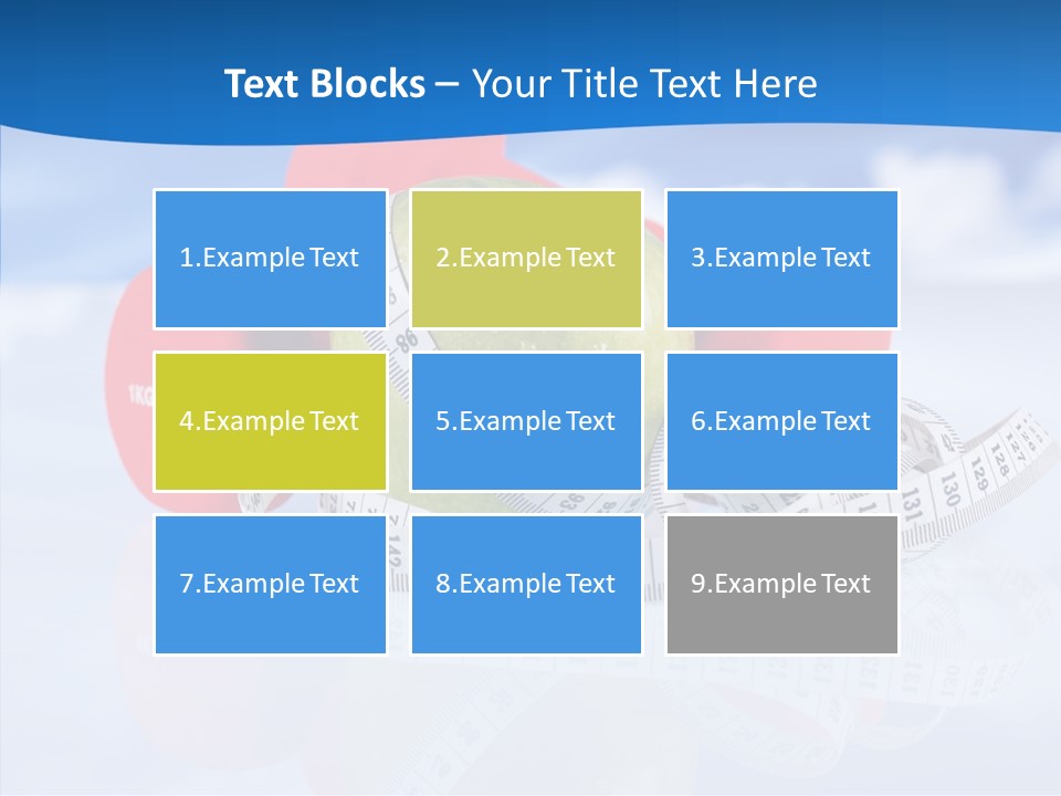 Health Strength Fat PowerPoint Template