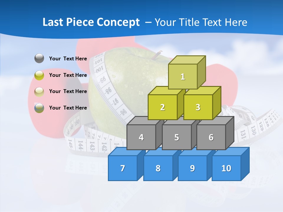 Health Strength Fat PowerPoint Template