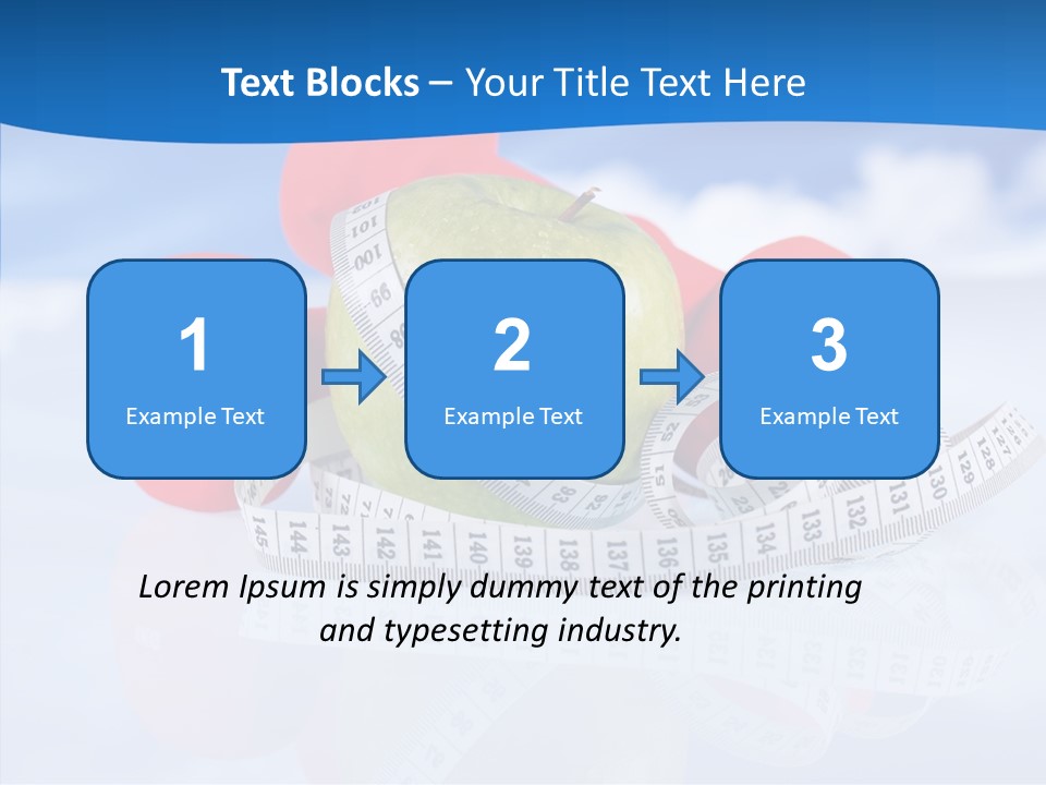 Health Strength Fat PowerPoint Template