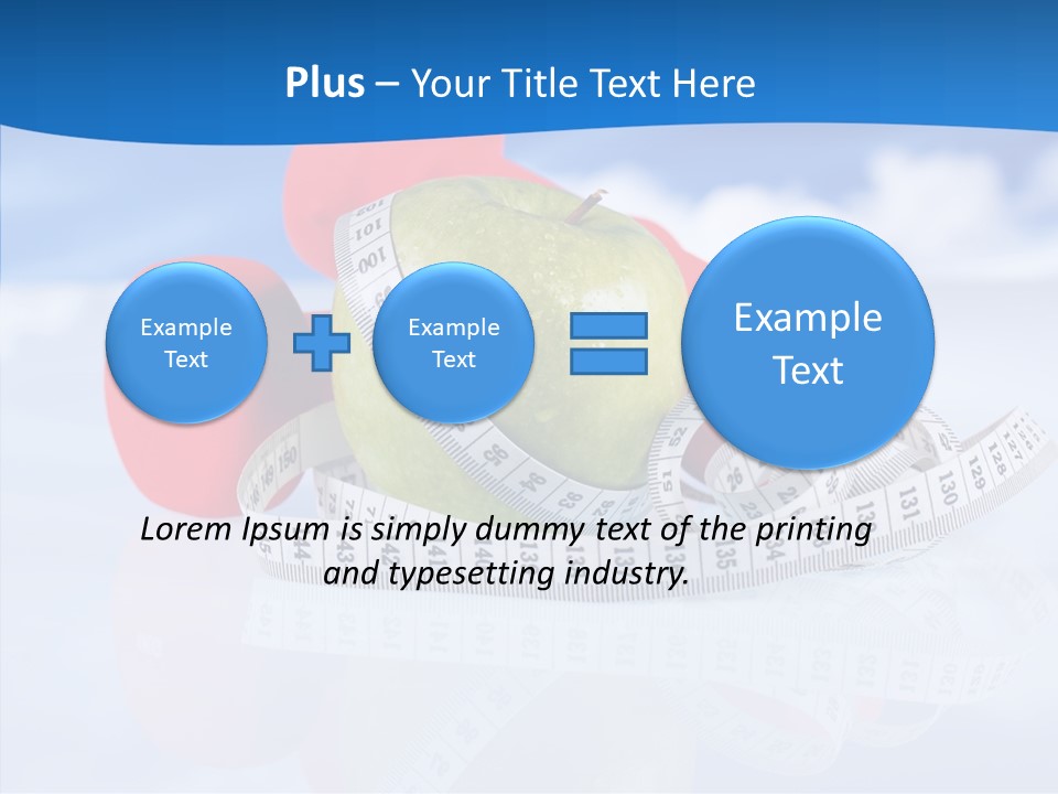 Health Strength Fat PowerPoint Template