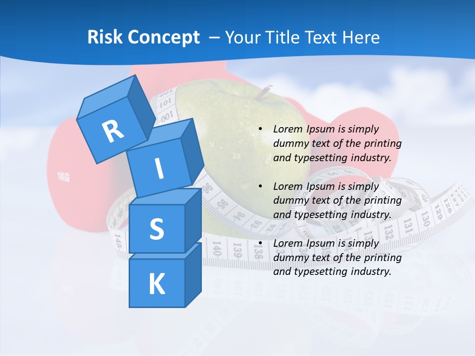 Health Strength Fat PowerPoint Template