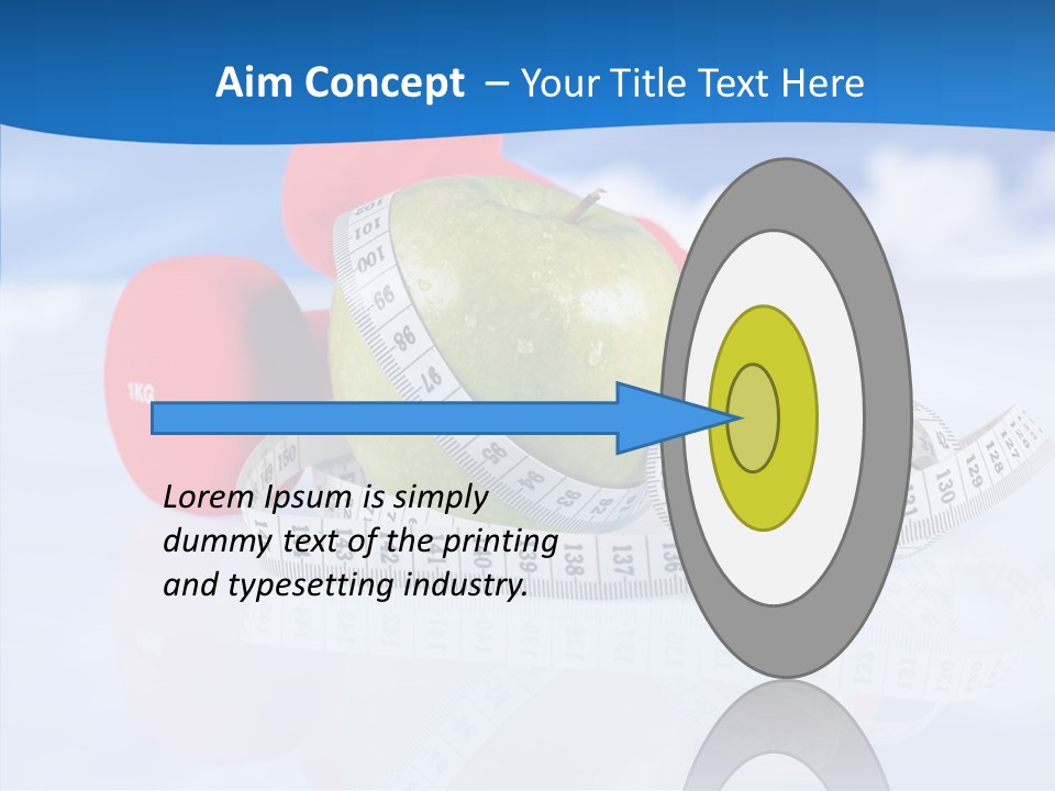 Health Strength Fat PowerPoint Template