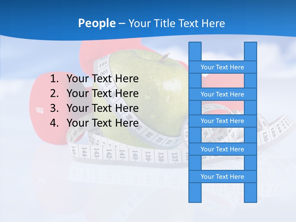 Health Strength Fat PowerPoint Template