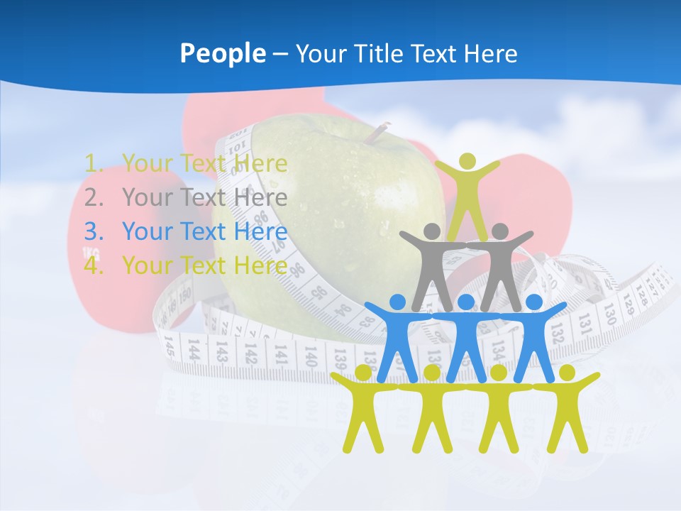 Health Strength Fat PowerPoint Template