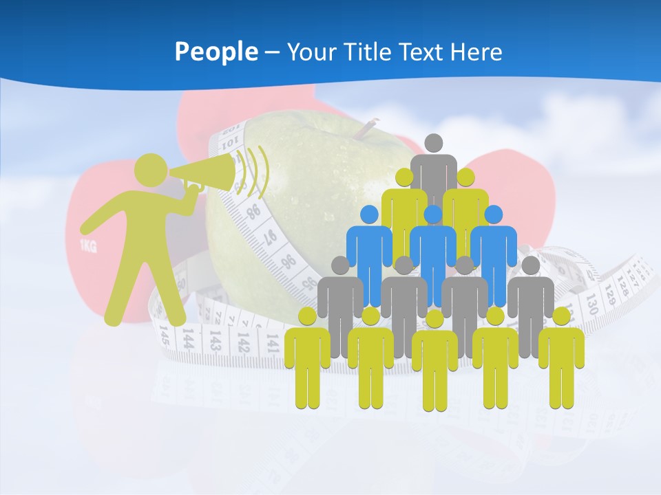 Health Strength Fat PowerPoint Template