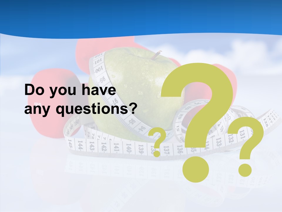 Health Strength Fat PowerPoint Template