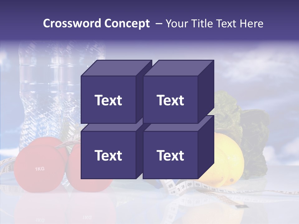 Tape Red Weight PowerPoint Template