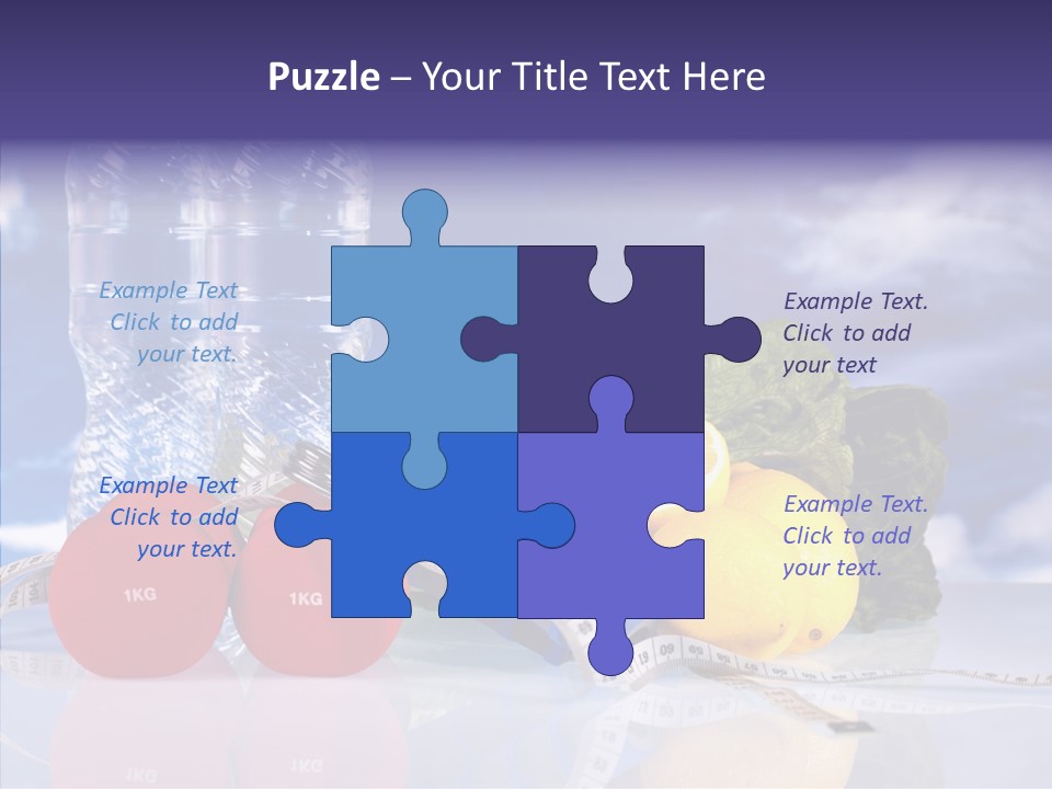 Tape Red Weight PowerPoint Template