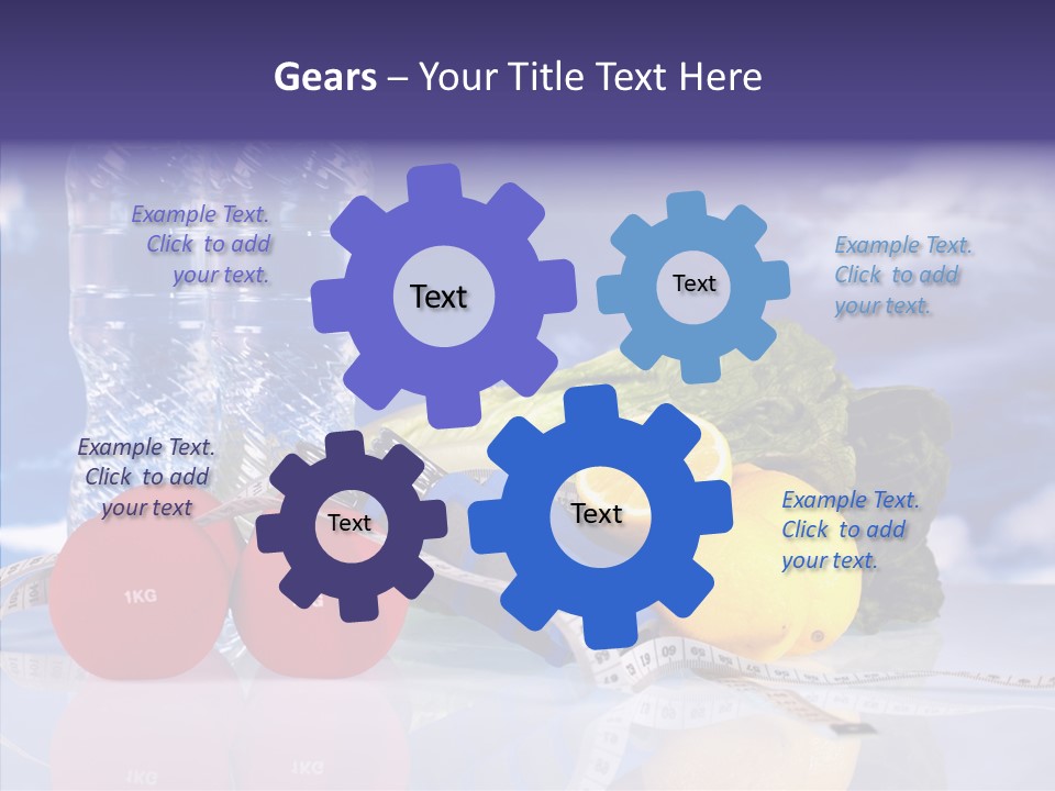 Tape Red Weight PowerPoint Template