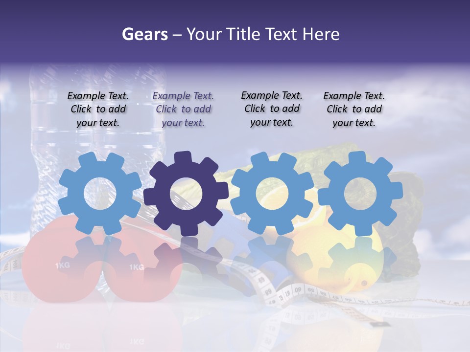 Tape Red Weight PowerPoint Template