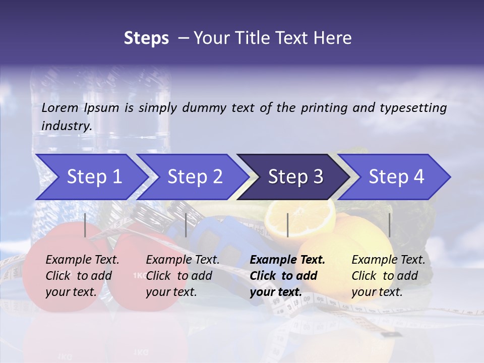 Tape Red Weight PowerPoint Template