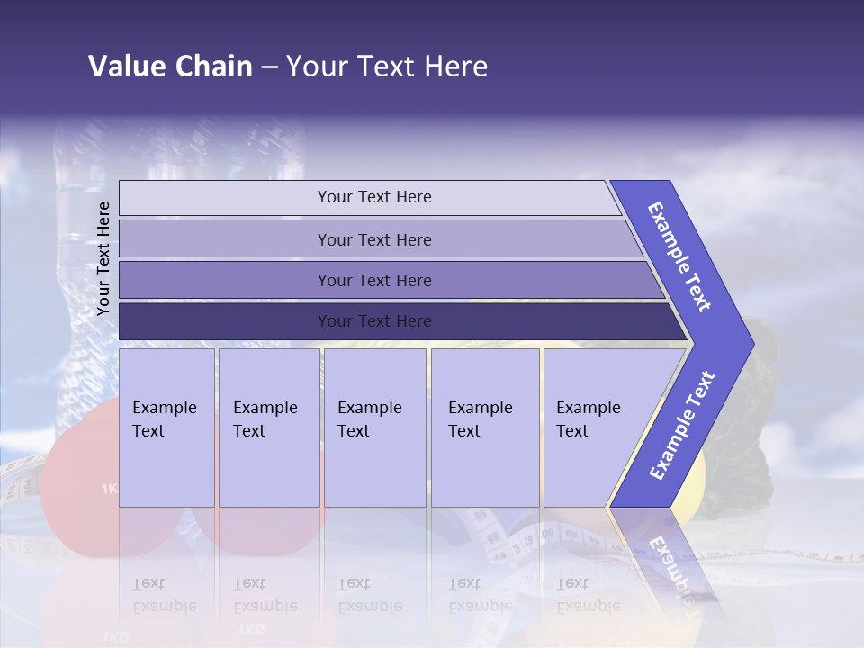 Tape Red Weight PowerPoint Template