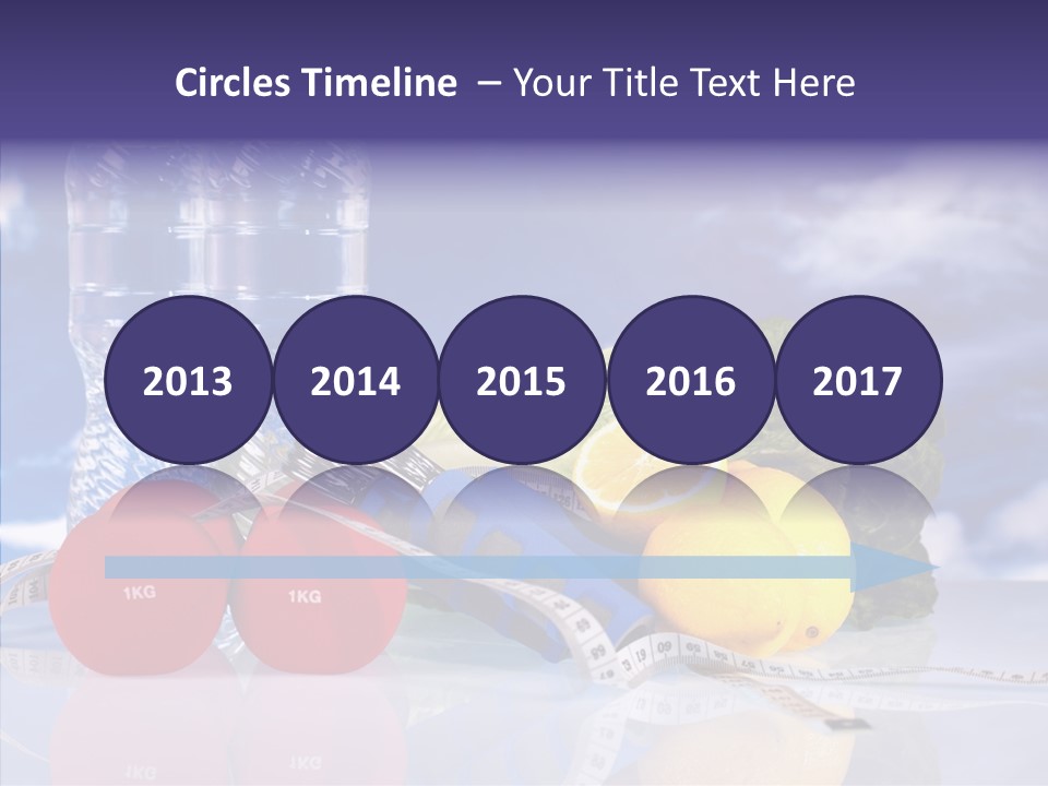 Tape Red Weight PowerPoint Template