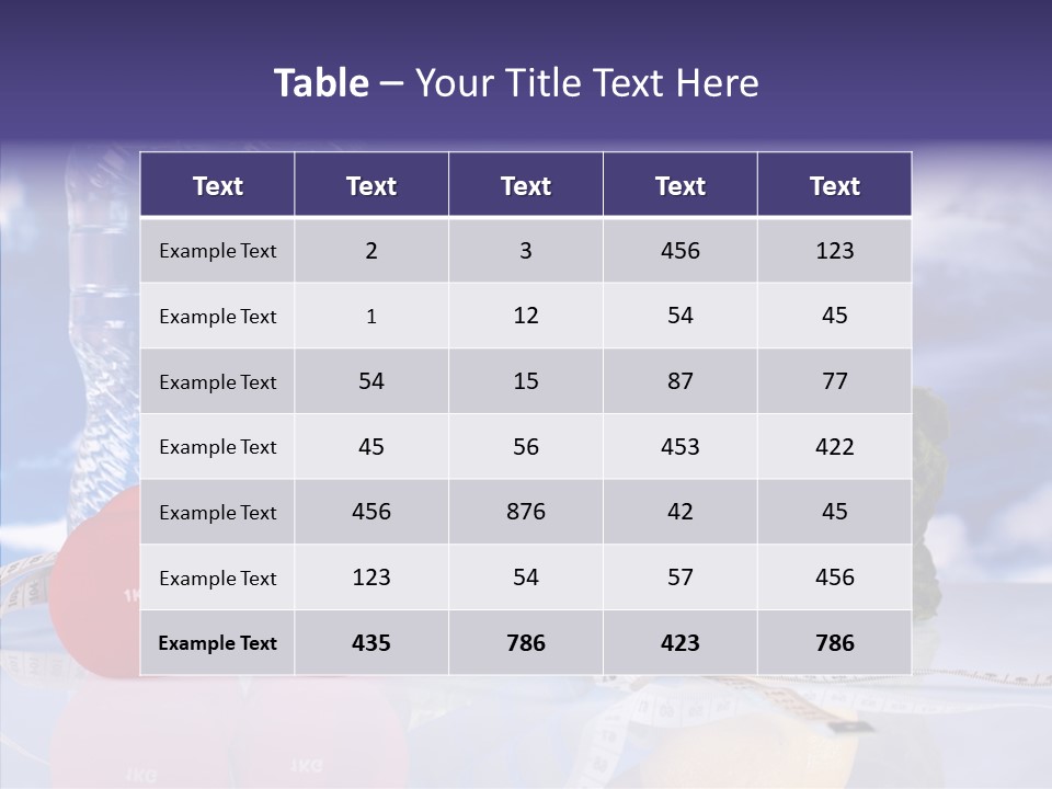 Tape Red Weight PowerPoint Template