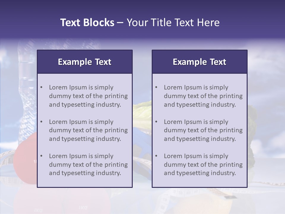 Tape Red Weight PowerPoint Template