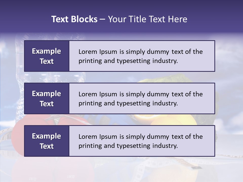 Tape Red Weight PowerPoint Template
