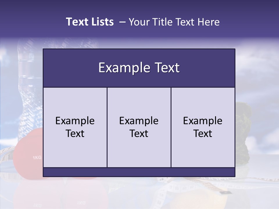 Tape Red Weight PowerPoint Template