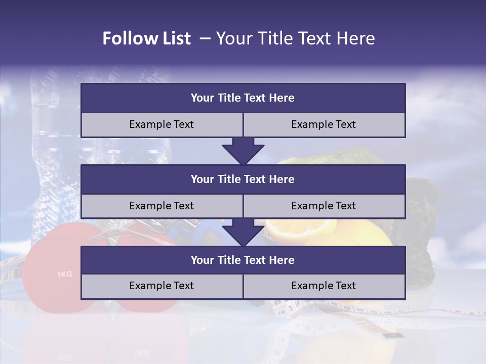 Tape Red Weight PowerPoint Template