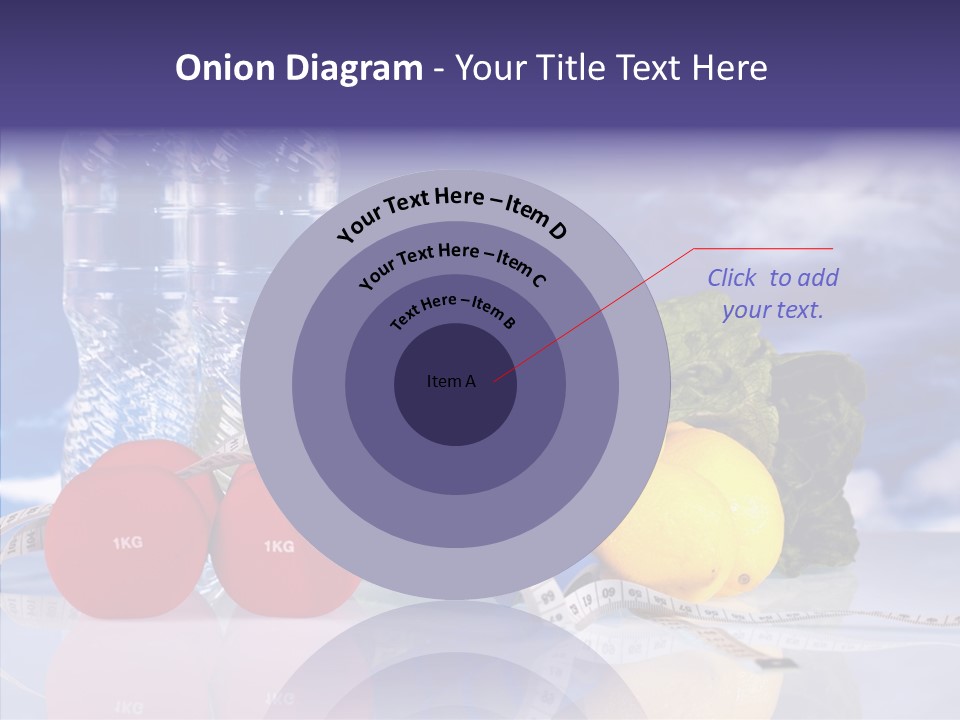 Tape Red Weight PowerPoint Template