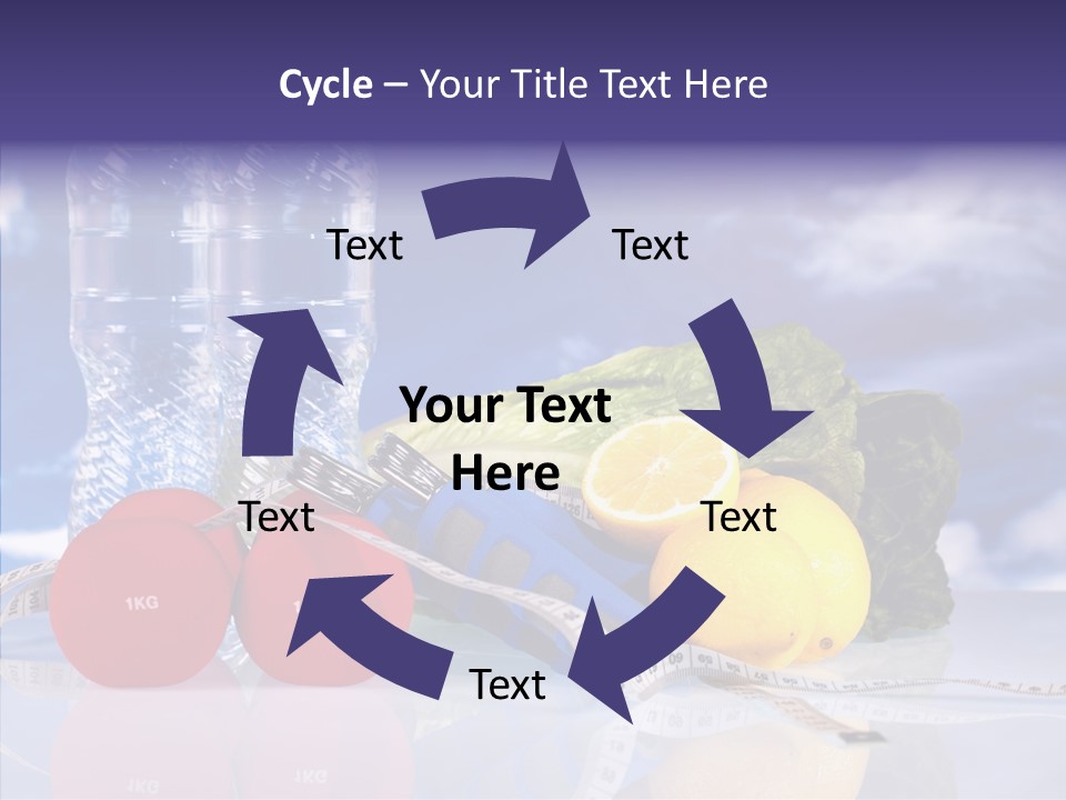 Tape Red Weight PowerPoint Template