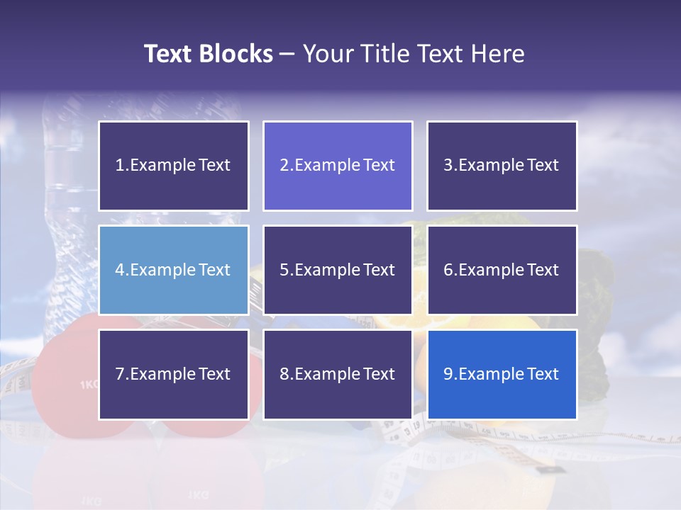 Tape Red Weight PowerPoint Template