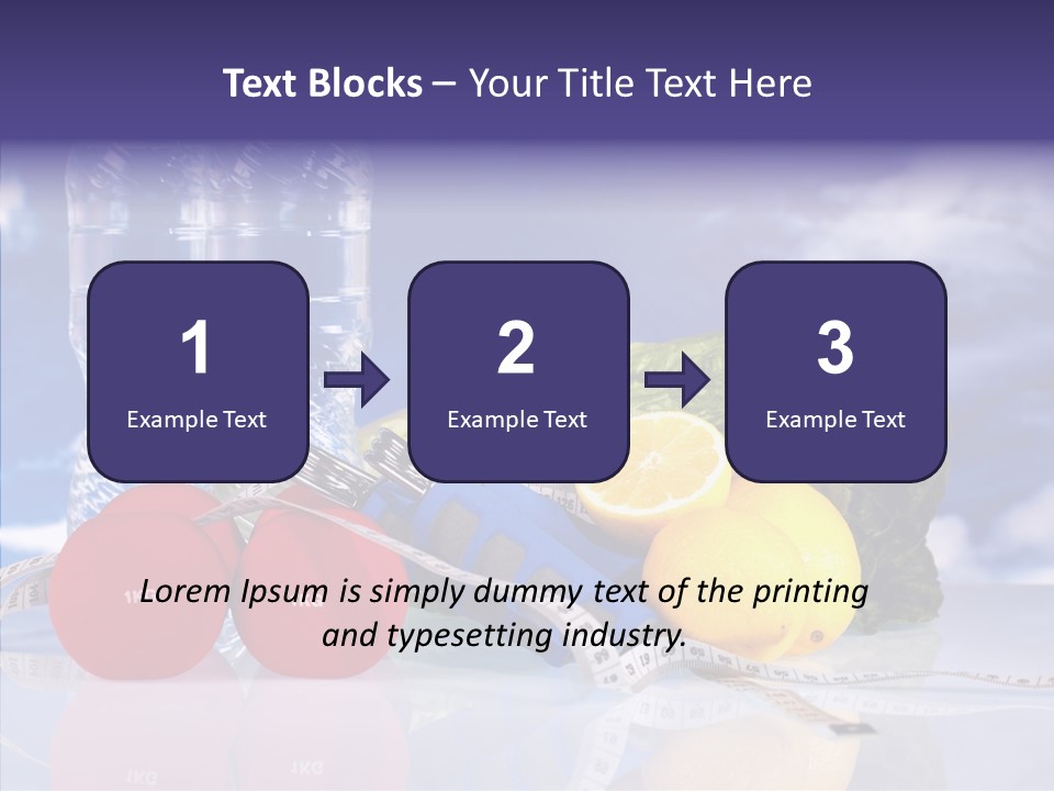 Tape Red Weight PowerPoint Template