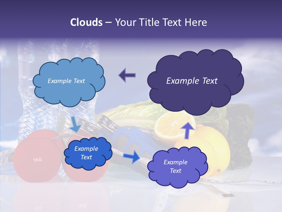 Tape Red Weight PowerPoint Template