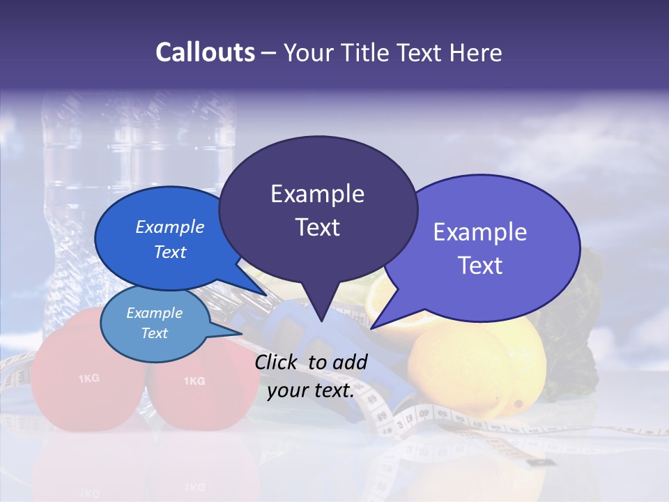 Tape Red Weight PowerPoint Template