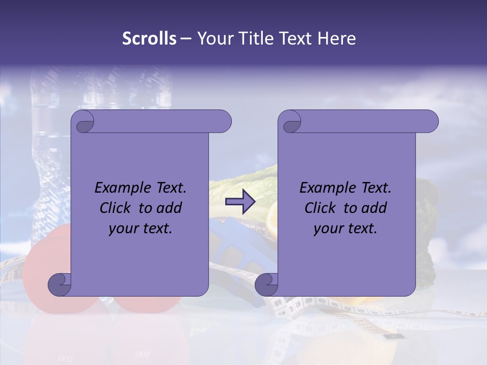 Tape Red Weight PowerPoint Template